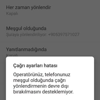 Turkcellde Çağrı Yönlendirme İptal Edilemiyor Müşteri Tercihi Engelleniyor