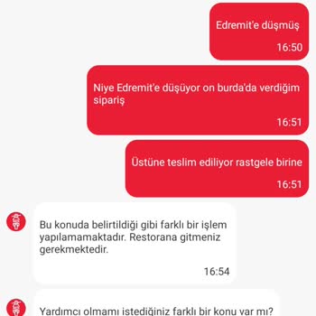 Siparişim Yanlış Şubeye Teslim Edildi Çözüm Bulamıyorum