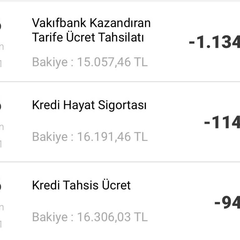 Kredi Sonrası Hesabımdan İzinsiz Tarife Ücreti Çekildi