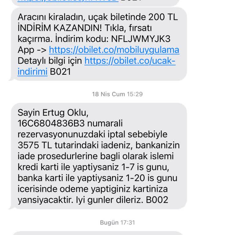 Araç Kiralama Rezervasyonunda Haksız Kesinti Ve İade Sorunu