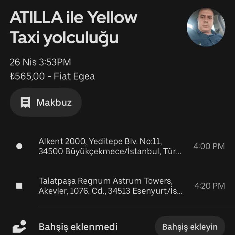 Uber'de Hem Karttan Hem Nakit Çekimle Mağduriyet Yaşadım