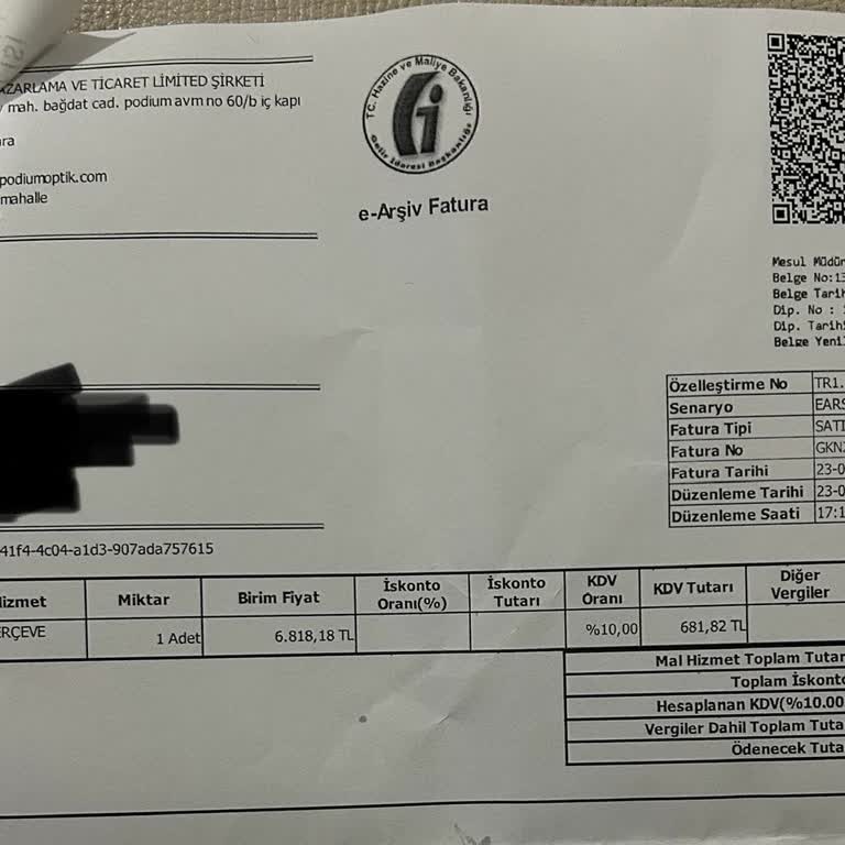 Podium Optik'ten Aldığım Gözlüğün Piyasa Fiyatının Çok Üzerinde Satılması Ve İade Sorunu