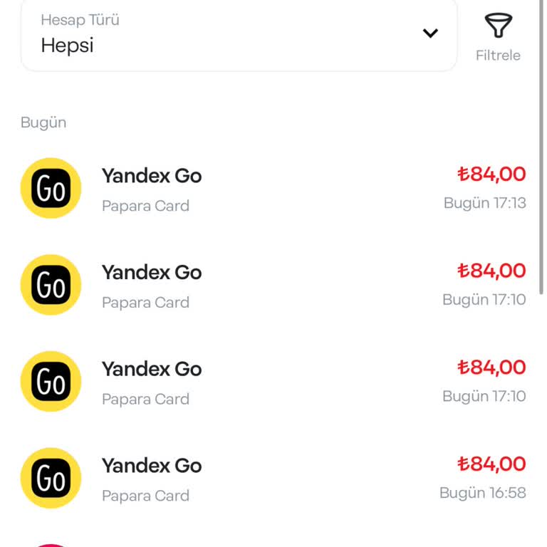 Yandex GO'da Kısa Mesafede Dört Kez Ücret Alındı!