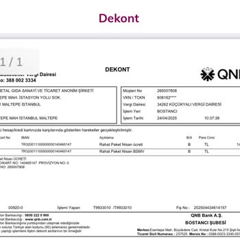 Haberim Olmadan Hesabımdan Rahat Paket Ücreti Kesildi