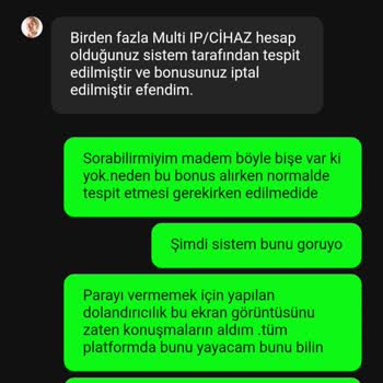 Deneme Bonusu Kazancım Gerekçesiz Olarak Ödenmedi