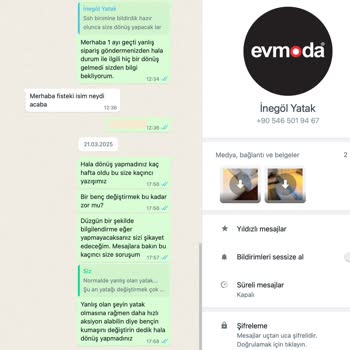 Aldığım Ürünlerde Kumaş Farkı Ve Cevapsız Müşteri Hizmeti