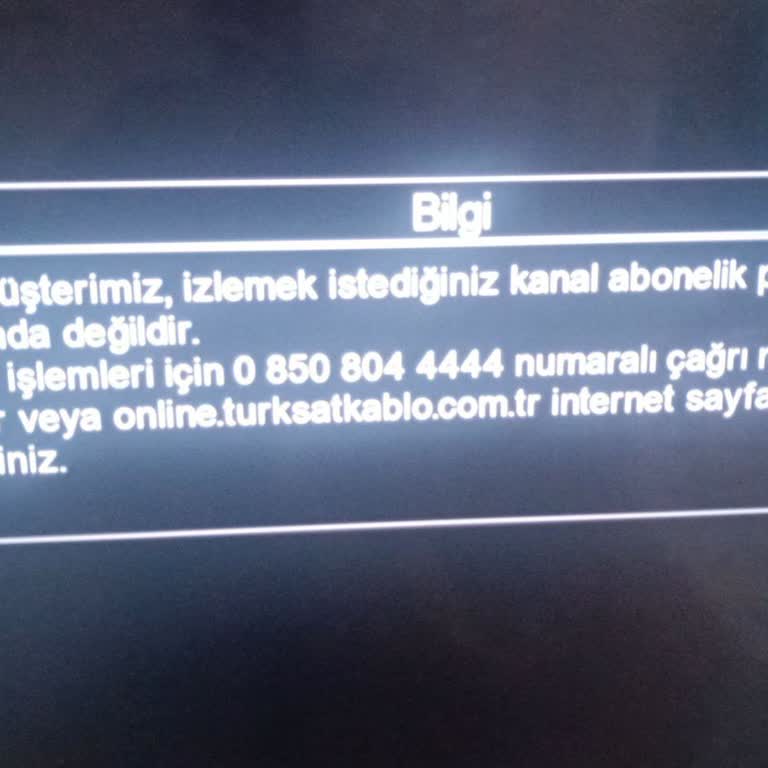 Kablo Net Aktivasyonu Yapılmadı, Hizmet Alınamıyor