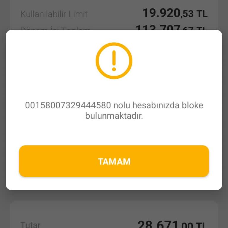 Yurt Dışında Hesaba Bloke Kondu, Kredi Kartı Borcumu Ödeyemiyorum