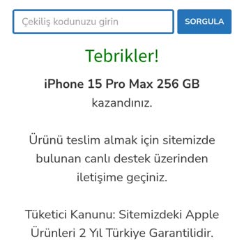 Sosyal Medya Üzerinden Yapılan Sahte Hediye Kazanımı Ve Kişisel Bilgi İstemi Hakkında Uyarı