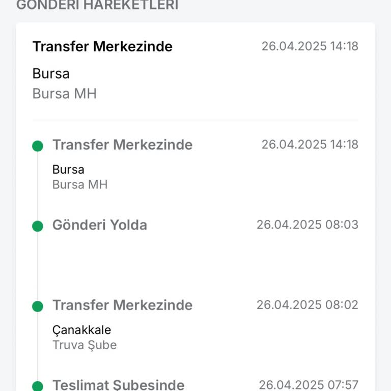 Kargom Teslimat Şubesine Geldiği Halde Neden Tekrar Transfer Edildi?
