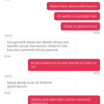 Sipariş Teslim Edilmedi, Para İadesi Yapılmadı Ve Müşteri Hizmeti Yetersiz