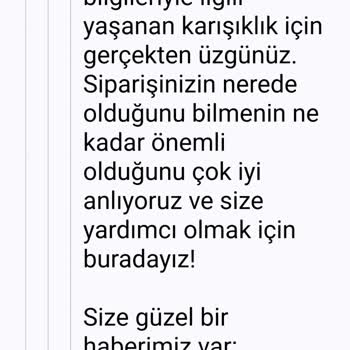 Sipariş Sonrası İletişim Ve Kargo Sorunu