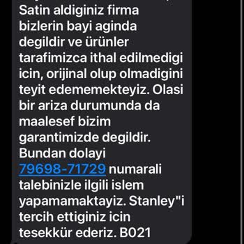 Termos Ürünü Garanti Süreci ve Mağduriyet Hakkında Şikayet