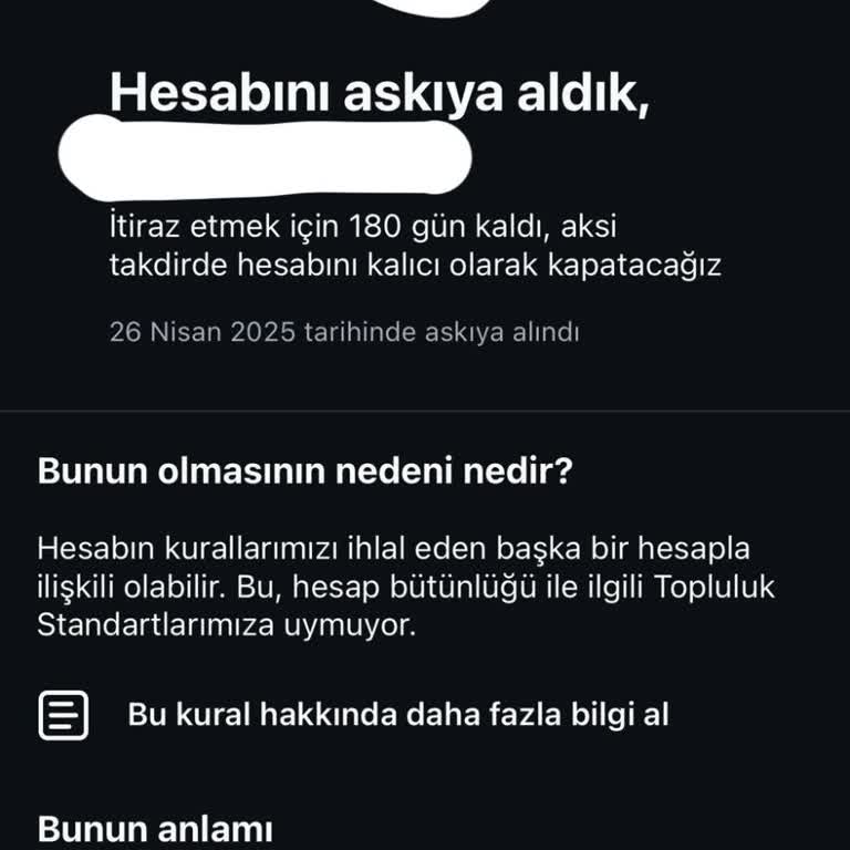 Instagram Hesabım Sürekli Askıya Alınıyor, Kullanamıyorum
