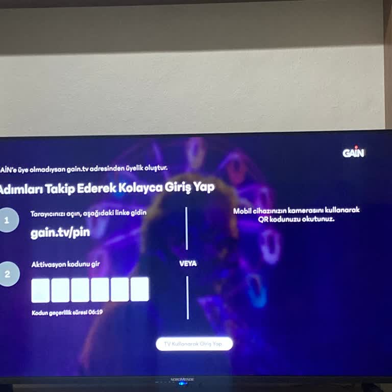 Android TVde QR Kod Ve Şifre Sorunu Giriş Yapılamıyor