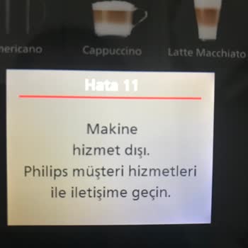 Yeni Alınan Kahve Makinesi Kurulumda Hata Veriyor
