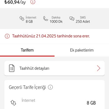 Taahhüt Bitişi Sonrası Faturamda Beklenmedik Artış