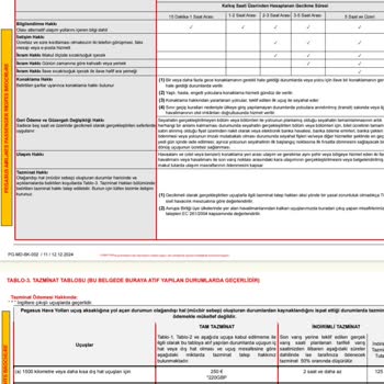 Pegasus Rötar Tazminatı Ve Müşteri Hizmetleri Cevapsızlığı