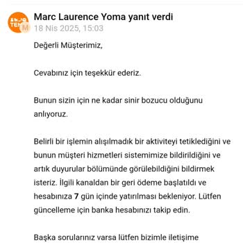 Üç Aydır Beklediğim Mont İadesi Hala Yapılmadı