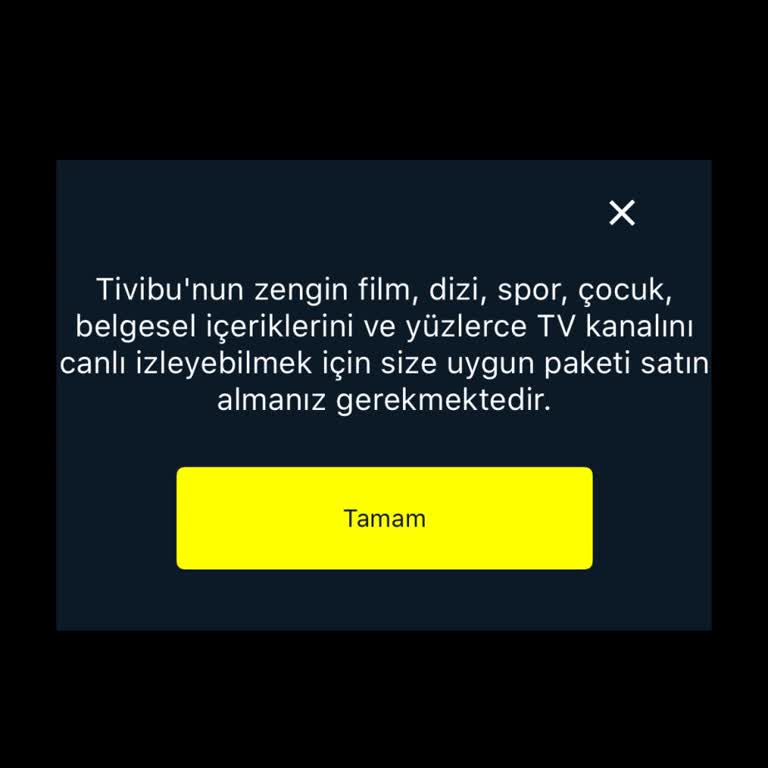 Tivibu Go Satın Alınan Paketin Aktifleşmemesi Ve Hizmet Alınamaması