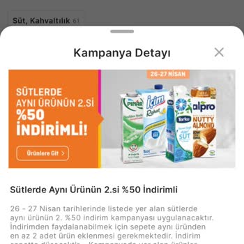Migros'ta Süt İndirimi Mağazada Uygulanmadı