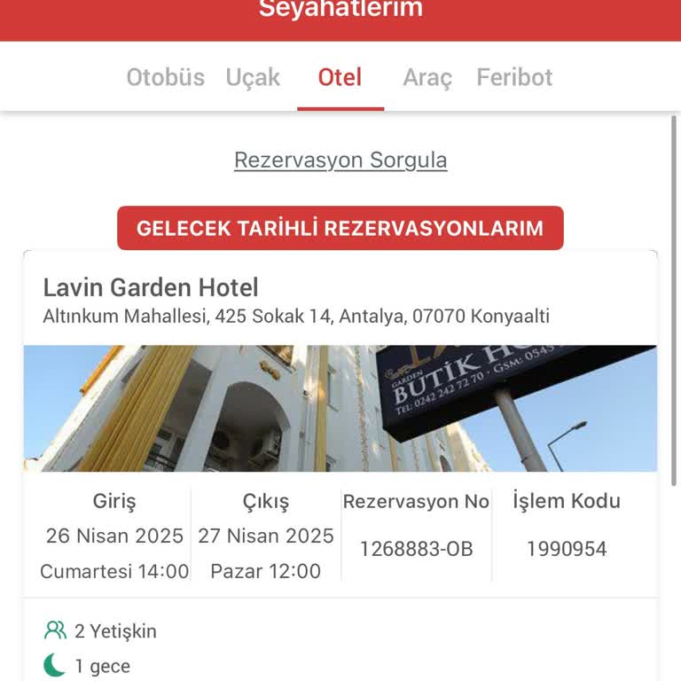 Rezervasyon İptali Sonrası Mağduriyet Ve İletişim Sorunu