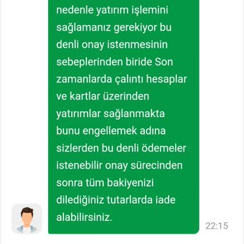 Yatırdığım Para Hesabıma Geçmedi Ve Geri Dönüş Alamadım