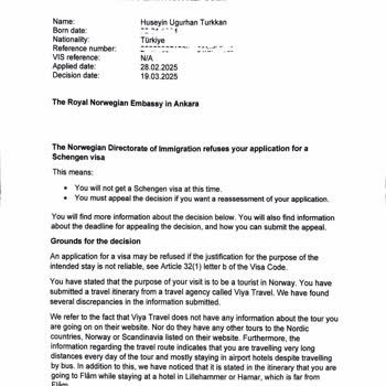 Jolly Tur'un Sahte Tur Nedeniyle Vize Reddine Ve Ücret Kesintisine Sebep Olması