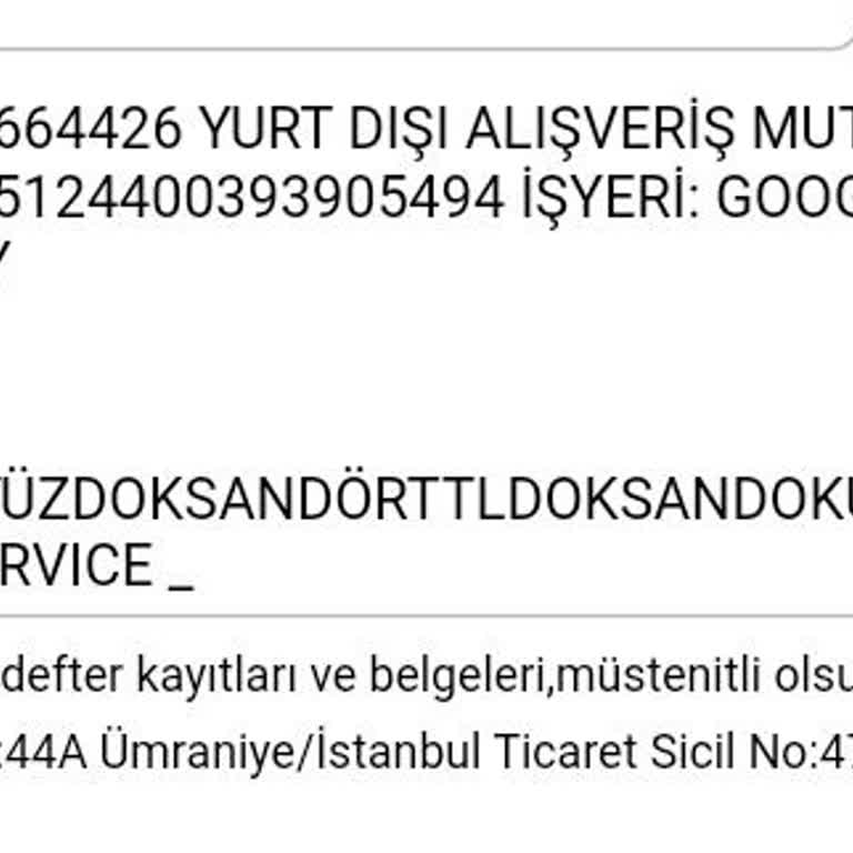 İzinsiz Para Çekimi Ve Yetersiz Hizmet Hakkında Şikayet