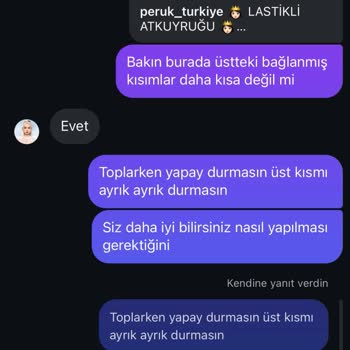 Sipariş Özellikleri Dikkate Alınmadı, İade Kabul Edilmedi