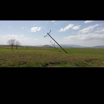 Patnos Bozoğlak Köyü'nde Tehlikeli Elektrik Hattı Sorunu