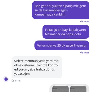 Kampanya Hakkımı Kullanamadan Mağdur Edildim