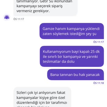 Kampanya Hakkımı Kullanamadan Mağdur Edildim