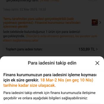 Temu İade Ücreti Hesabıma Yatmadı Ziraat Müşteri Hizmetlerine Ulaşamıyorum