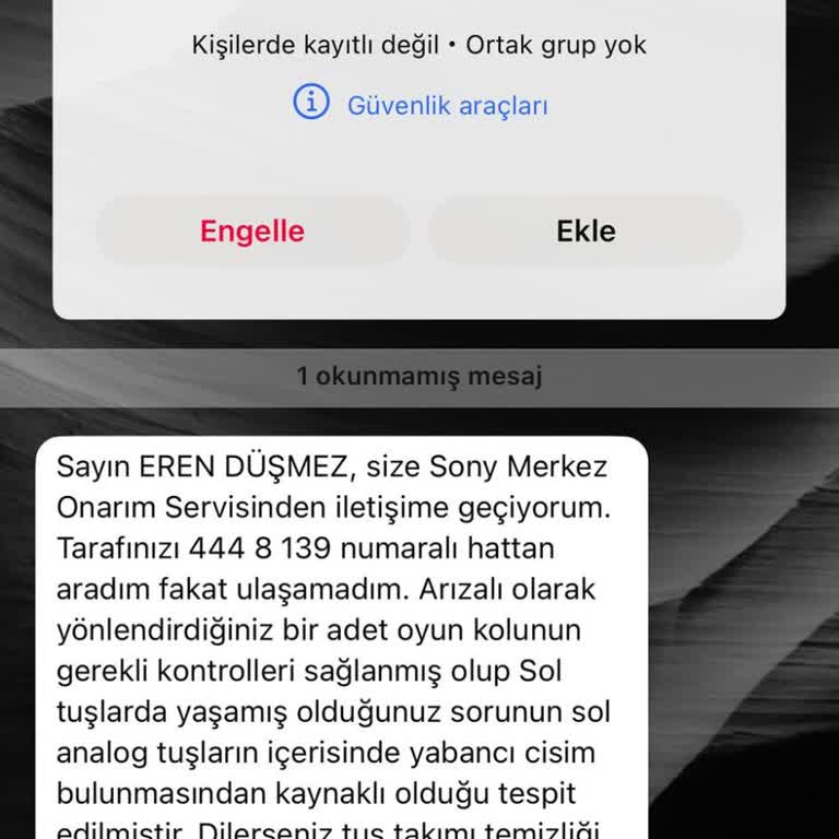 Garanti Kapsamındaki PS5 Kolundan Haksız Ücret Talebi