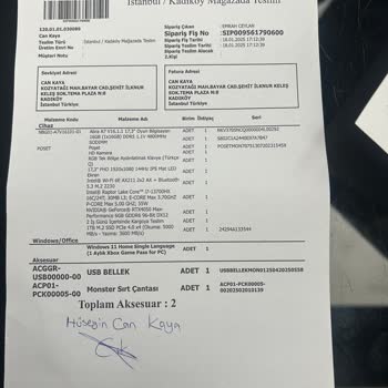 Teknik Servis Notebook Kasma Sorunumu Çözemedi Mağdurum