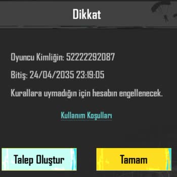 Haksız Yere Banlanan Hesabım İçin Çözüm Bekliyorum