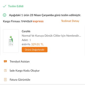 Trendyoldan Alınan Temizleyicide Rahatsız Edici Koku Endişesi