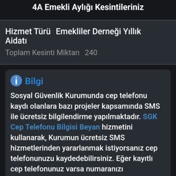 Üyelik Ücreti Kesintisine İtirazım Var