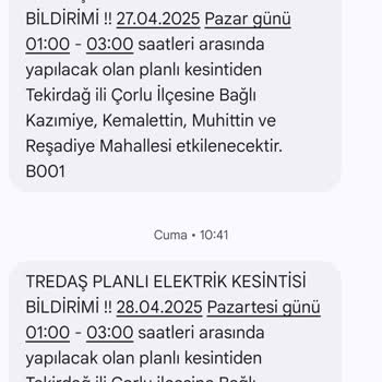 Hafta Sonu Gece Yapılan Planlı Elektrik Kesintileri Yaşam Kalitemizi Bozuyor