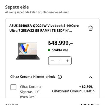 Satın Aldıktan Bir Hafta Sonra Laptopta Büyük Fiyat Düşüşü Ve İade Reddi Mağduriyeti