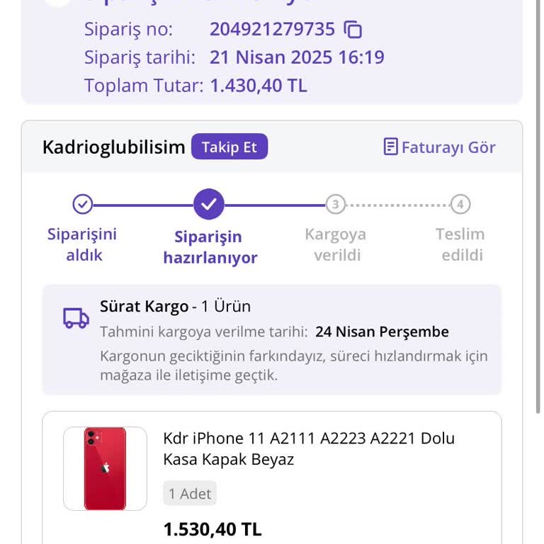 N11 Siparişim 6 Gündür Kargoya Verilmedi, Mağdur Edildim