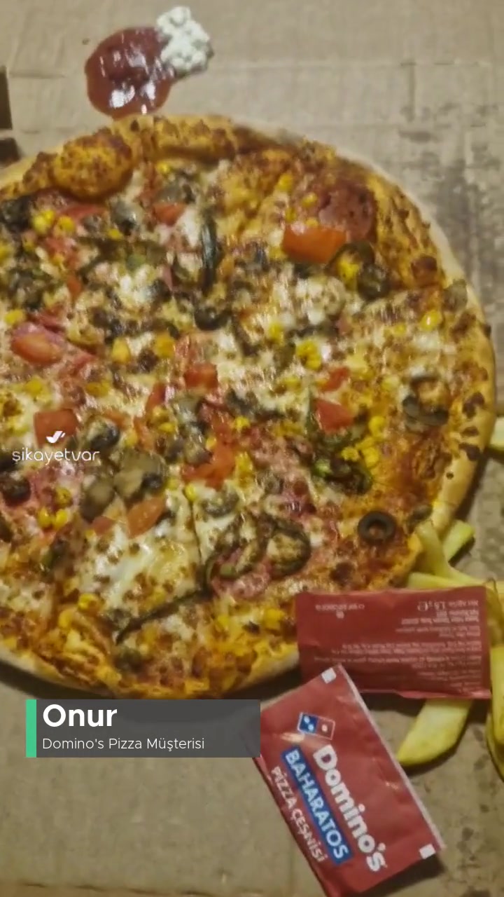 Domino's Pizza Ürünleri Yan Yana Koymuşlar! videonun kapak resmi