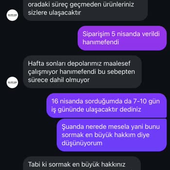 Sipariş Takibi Yok, Müşteri Mesajları Cevapsız
