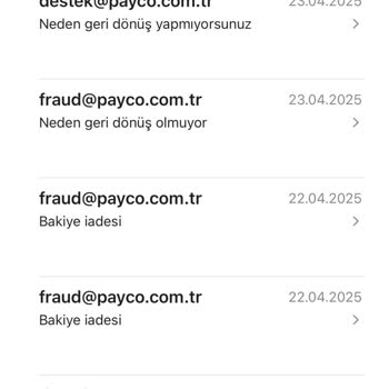 Payco Elektronik Cüzdan Hesabım Haksız Yere Kapatıldı, Maillerime Ve Para İade Talebime Cevap Verilmiyor