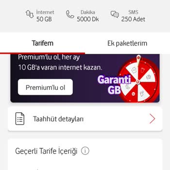 Red'li 50GB Tarifemde Kullanmadan Ek Paket Ücreti Alındı