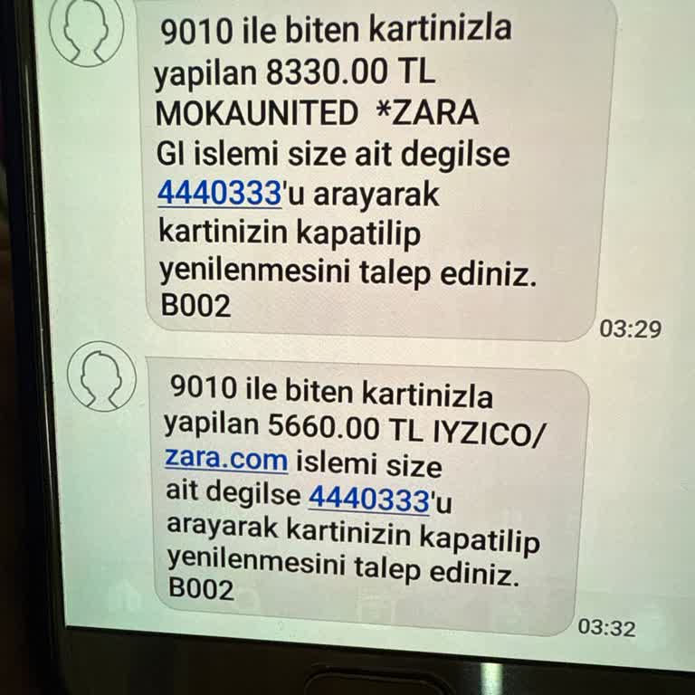 İzinsiz Kredi Kartı Harcaması Mağduriyeti Ve Acil Çözüm Talebi