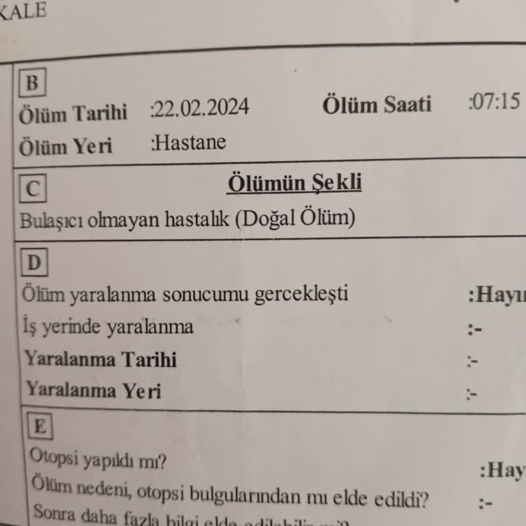 Vefat Sonrası Usulsüz Fatura Kesilmesi Ve İptal Sorunu