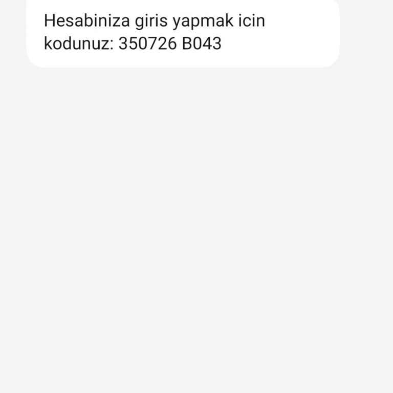 Bilgim Dışında Gelen Kod Mesajları Geceleri Rahatsız Ediyor