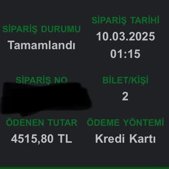 Etkinlik Tarihi Değişikliği Ve Deprem Nedeniyle Bilet İadesi Talebi